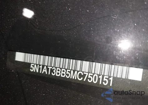 2021 Nissan Rogue Sv Intelligent Awd z USA, uszkodzony, nr VIN 5N1AT3BB5MC750151